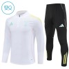 Juventus Trainings Sweatshirt Quarter-zip 2025-26 Witte - Kids